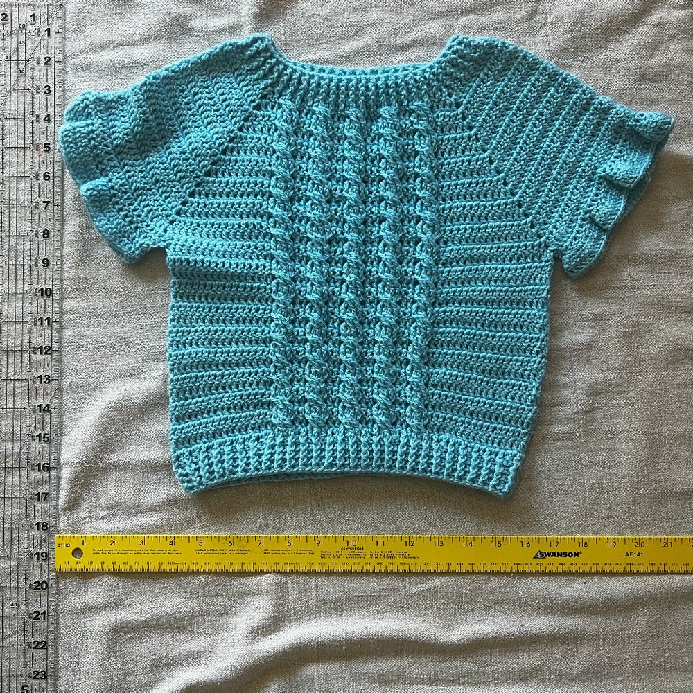 Handmade Croptop Blue